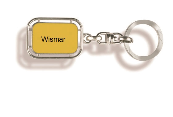 Werbeartikel: Schlüsselanhänger Wismar Werbeartikel: Orts Schlüsselanhänger=Schlüsselanhänger Wismar