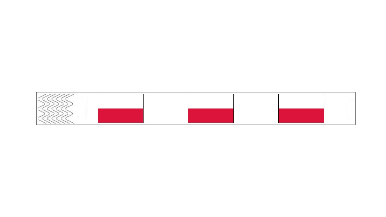 Werbeartikel: Kontrollarmbänder Polen, Werbeartikel: Kontrollarmbänder Länder,=Kontrollarmbänder Polen,