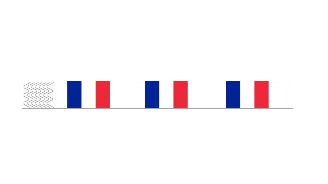 Werbeartikel: Kontroll-armbänder Frankreich Werbeartikel: Armbänder Länder, Armbänder=Kontroll-armbänder Frankreich